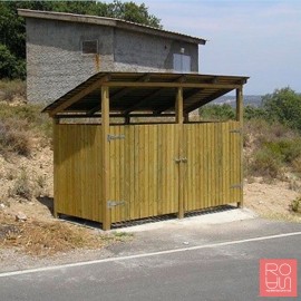 Guardacontenidors individuals per dues fraccions